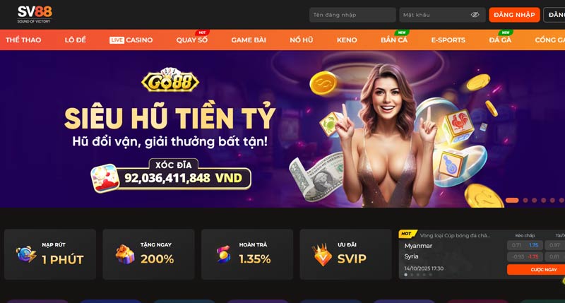 Sơ lược về nhà cái SV88